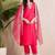 Women Ethnic Motifs Regular Thread Work Kurta with Trousers & With Dupatta