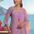 Women Floral Embroidered Regular Thread Work Kurta with Trousers & With Dupatta