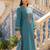 Women Floral Embroidered Regular Mirror Work Kurta with Trousers & With Dupatta