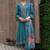 Women Floral Embroidered Regular Mirror Work Kurta with Trousers & With Dupatta