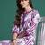 Women Floral Printed Regular Sequinned Pure Cotton Kurta with Trousers