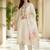 Women Floral Embroidered Regular Thread Work Pure Cotton Kurta with Trousers & With Dupatta