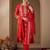 Women Ethnic Motifs Embroidered Regular Sequinned Kurta with Trousers & With Dupatta