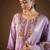 Women Floral Embroidered Regular Thread Work Kurta with Trousers & With Dupatta