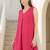 Women Pleated Kurta with Trousers