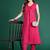 Women Pleated Kurta with Trousers