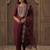 Women Ethnic Motifs Embroidered Regular Thread Work Liva Kurta with Trousers & With Dupatta