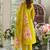 Women Floral Embroidered Regular Thread Work Kurta with Trousers & With Dupatta