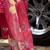 Women Floral Embroidered Regular Thread Work Kurta with Trousers & With Dupatta