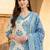 Women Floral Printed Regular Pure Cotton Kurta with Trousers & With Dupatta