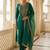 Women Ethnic Motifs Embroidered Regular Liva Kurta with Trousers & With Dupatta