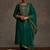 Women Ethnic Motifs Embroidered Regular Liva Kurta with Trousers & With Dupatta