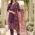 Women Floral Embroidered Regular Thread Work Liva Kurta with Trousers & With Dupatta