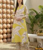 Women Printed Regular Pure Cotton Kurta with Trousers
