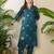 Women Floral Printed Regular Pure Cotton Kurta with Trousers