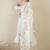 Women Floral Embroidered Regular Thread Work Pure Cotton Kurta with Trousers & With Dupatta