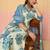 Women Floral Printed Regular Pure Cotton Kurta with Trousers & With Dupatta