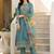 Women Floral Embroidered Regular Thread Work Liva Kurta with Trousers & With Dupatta