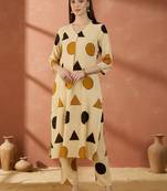 Women Printed Regular Pure Cotton Kurta with Trousers
