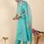Women Floral Embroidered Regular Thread Work Kurta with Trousers & With Dupatta