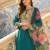 Women Floral Embroidered Regular Thread Work Kurta with Trousers & With Dupatta