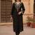 Women Ethnic Motifs Embroidered Regular Thread Work Liva Kurta with Trousers