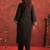 Women Ethnic Motifs Embroidered Regular Thread Work Liva Kurta with Trousers