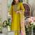 Women Floral Embroidered Regular Thread Work Kurta with Trousers & With Dupatta