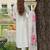 Women Floral Embroidered Regular Thread Work Kurta with Trousers & With Dupatta