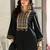Women Floral Embroidered Regular Thread Work Kurta with Trousers & With Dupatta