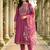Women Floral Embroidered Regular Thread Work Kurta with Trousers & With Dupatta
