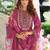 Women Floral Embroidered Regular Thread Work Kurta with Trousers & With Dupatta