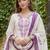 Women Floral Embroidered Regular Thread Work Kurta with Trousers & With Dupatta