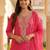 Women Ethnic Motifs Embroidered Regular Liva Kurta with Trousers & With Dupatta