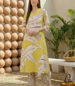 Women Printed Regular Pure Cotton Kurta with Trousers