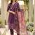 Women Floral Embroidered Regular Thread Work Liva Kurta with Trousers & With Dupatta