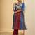 Women Floral Printed Panelled Pure Cotton Kurta with Trousers