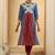Women Floral Printed Panelled Pure Cotton Kurta with Trousers