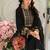 Women Floral Embroidered Regular Thread Work Kurta with Trousers & With Dupatta