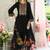Women Floral Embroidered Regular Thread Work Kurta with Trousers & With Dupatta