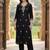 Women Ethnic Motifs Embroidered Thread Work Silk Kurta with Trousers