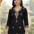 Women Ethnic Motifs Embroidered Thread Work Silk Kurta with Trousers