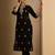 Women Ethnic Motifs Embroidered Thread Work Silk Kurta with Trousers