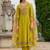 Women Floral Embroidered Regular Thread Work Kurta with Trousers & With Dupatta