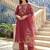 Women Floral Embroidered Regular Thread Work Kurta with Trousers & With Dupatta