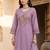 Women Floral Embroidered Regular Thread Work Kurta with Trousers & With Dupatta