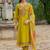 Women Floral Embroidered Regular Thread Work Kurta with Trousers & With Dupatta