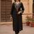 Women Ethnic Motifs Embroidered Regular Thread Work Liva Kurta with Trousers