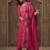 Women Ethnic Motifs Embroidered Regular Thread Work Pure Cotton Kurta with Trousers & With Dupatta
