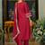 Women Ethnic Motifs Embroidered Panelled Kurta with Trousers & With Dupatta
